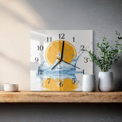 Stakleni sat Narančasta voda