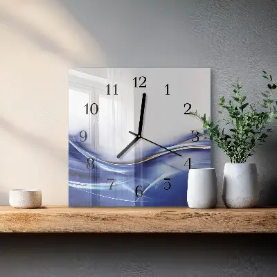 Kvadratni zidni sat Apstraktne linije