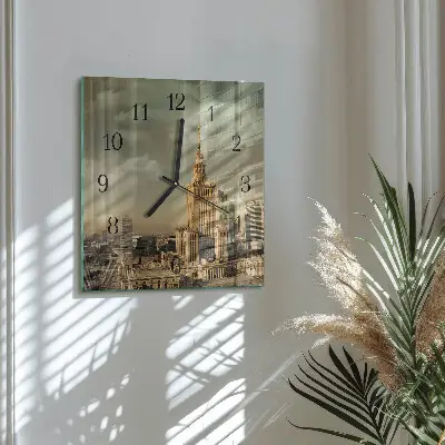Kvadratni zidni sat Varšava