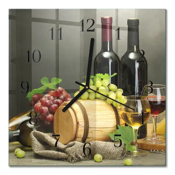 Stakleni sat Grožđe za vino
