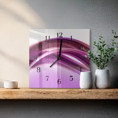 Kvadratni zidni sat Apstraktne linije