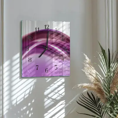 Kvadratni zidni sat Apstraktne linije