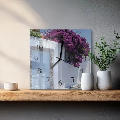 Stakleni sat Kućno cvijeće