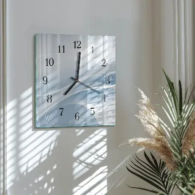 Kvadratni zidni sat Apstraktne linije