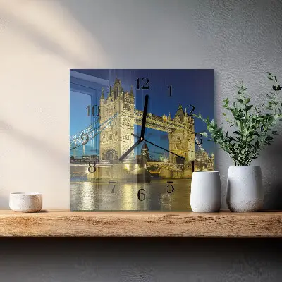 Kvadratni zidni sat Londonski most