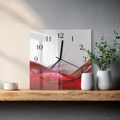 Kvadratni zidni sat Apstrakcija