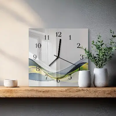 Kvadratni zidni sat Apstrakcija