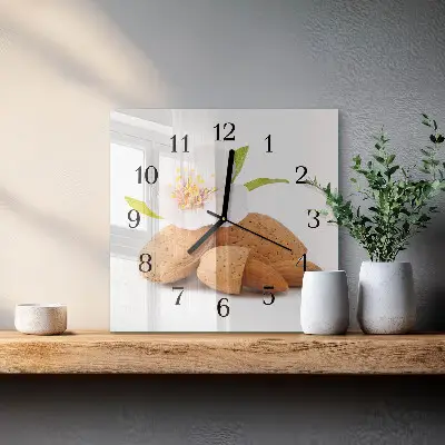 Kvadratni zidni sat Bademi