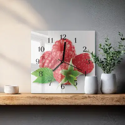 Kvadratni zidni sat Maline