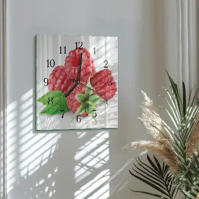 Kvadratni zidni sat Maline