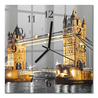 Kvadratni zidni sat Tower Bridge