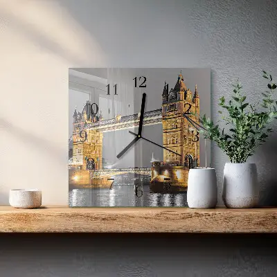 Kvadratni zidni sat Tower Bridge