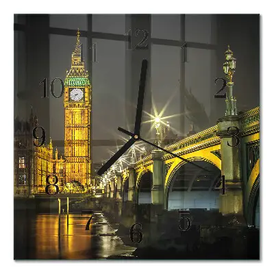 Kvadratni zidni sat London