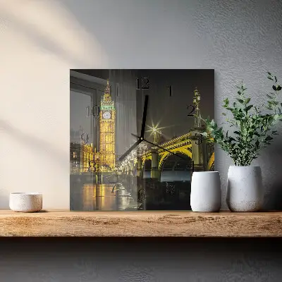 Kvadratni zidni sat London