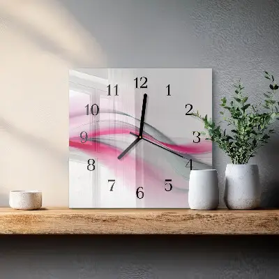 Kvadratni zidni sat Apstrakcija