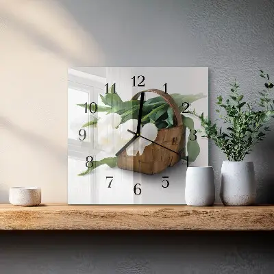 Stakleni sat Košara tulipana