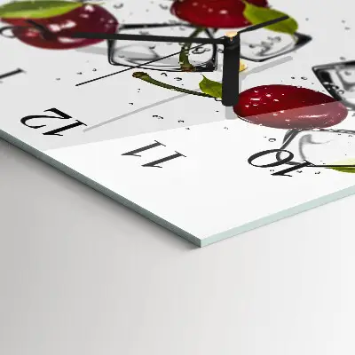 Stakleni sat Sladoled od višnje