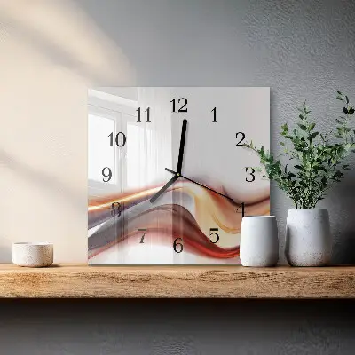 Kvadratni zidni sat Apstrakcija