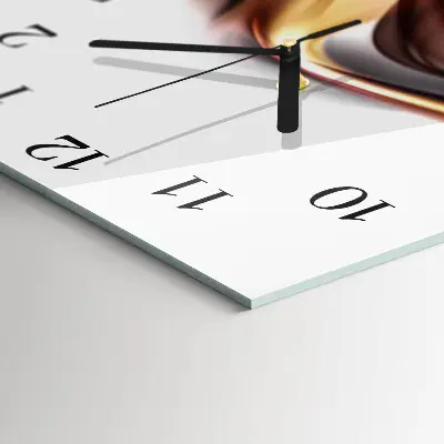 Kvadratni zidni sat Apstrakcija