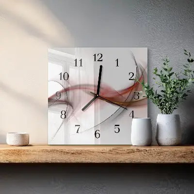 Kvadratni zidni sat Apstrakcija