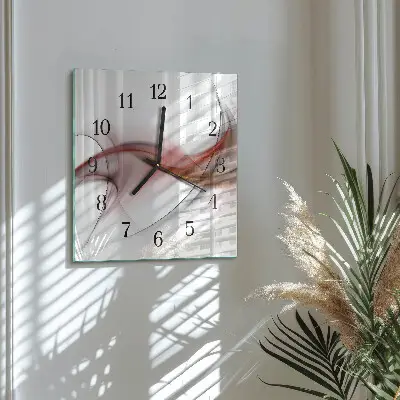 Kvadratni zidni sat Apstrakcija