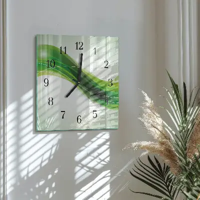 Kvadratni zidni sat Apstrakcija