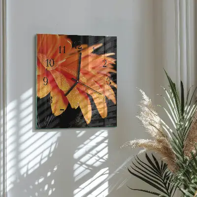 Stakleni sat Gerbera