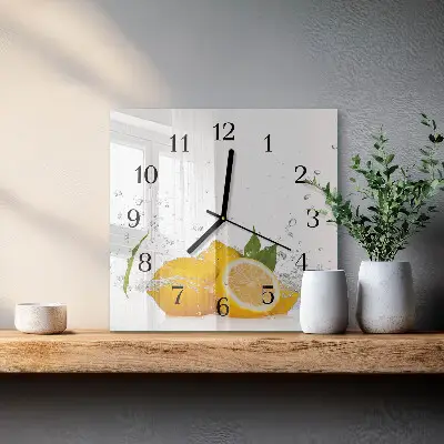 Kvadratni zidni sat Limuni