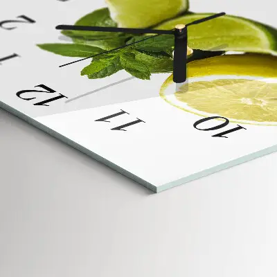 Stakleni sat Limeta i menta