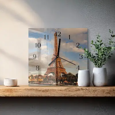 Kvadratni zidni sat Pariz