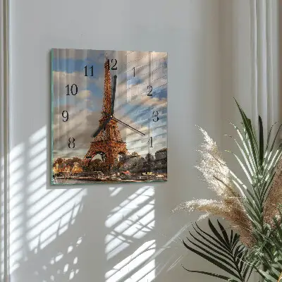 Kvadratni zidni sat Pariz