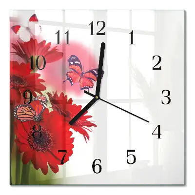 Stakleni sat Gerbera