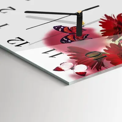 Stakleni sat Gerbera