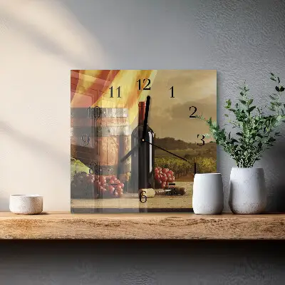 Stakleni sat Bačva vina