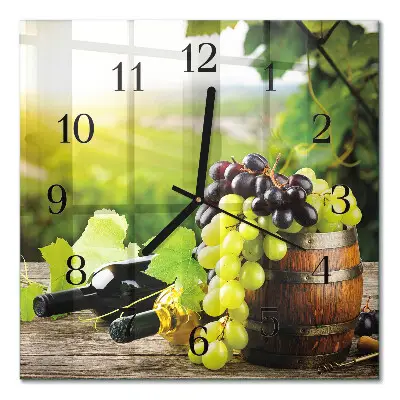 Stakleni sat Vino od grožđa