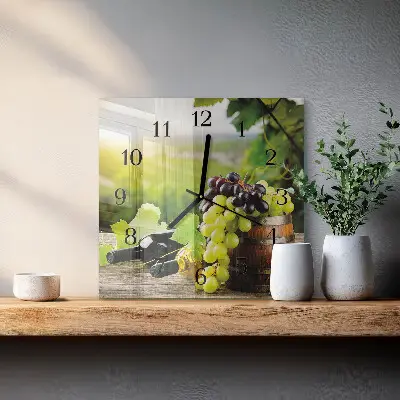 Stakleni sat Vino od grožđa