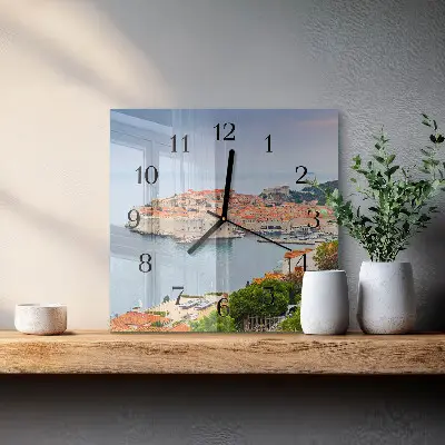 Kvadratni zidni sat Put prirode