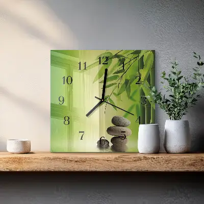 Kvadratni zidni sat Kamenje