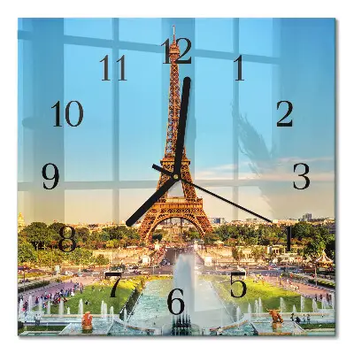 Kvadratni zidni sat Pariz