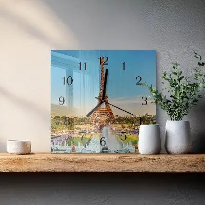 Kvadratni zidni sat Pariz