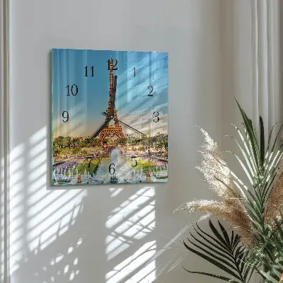 Kvadratni zidni sat Pariz