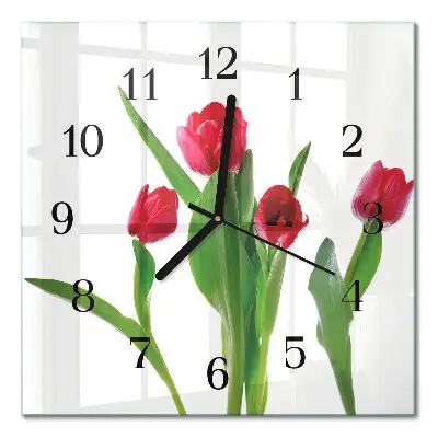 Stakleni sat Tulipani