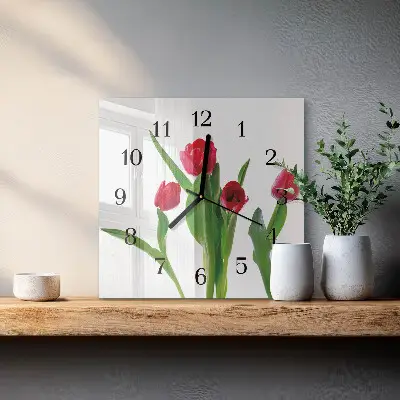 Stakleni sat Tulipani