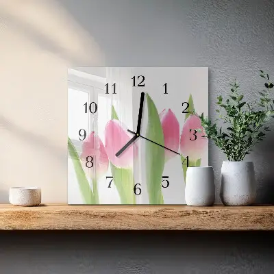 Stakleni sat Tulipani