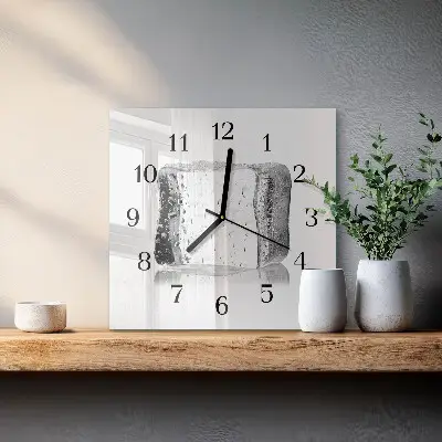 Kvadratni zidni sat Led