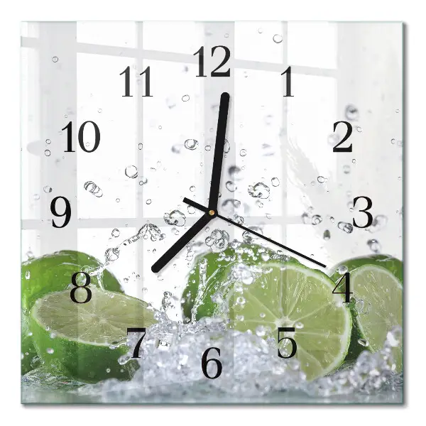 Stakleni sat Lime