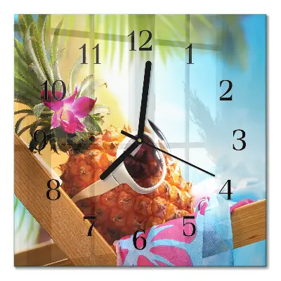 Stakleni sat Ananas
