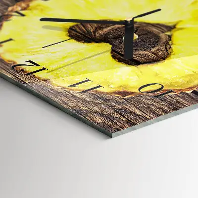 Kvadratni zidni sat Ananas