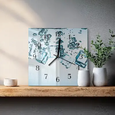 Kvadratni zidni sat Led