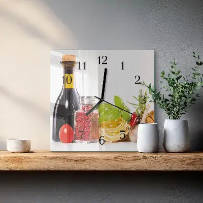 Kvadratni zidni sat Tjestenina